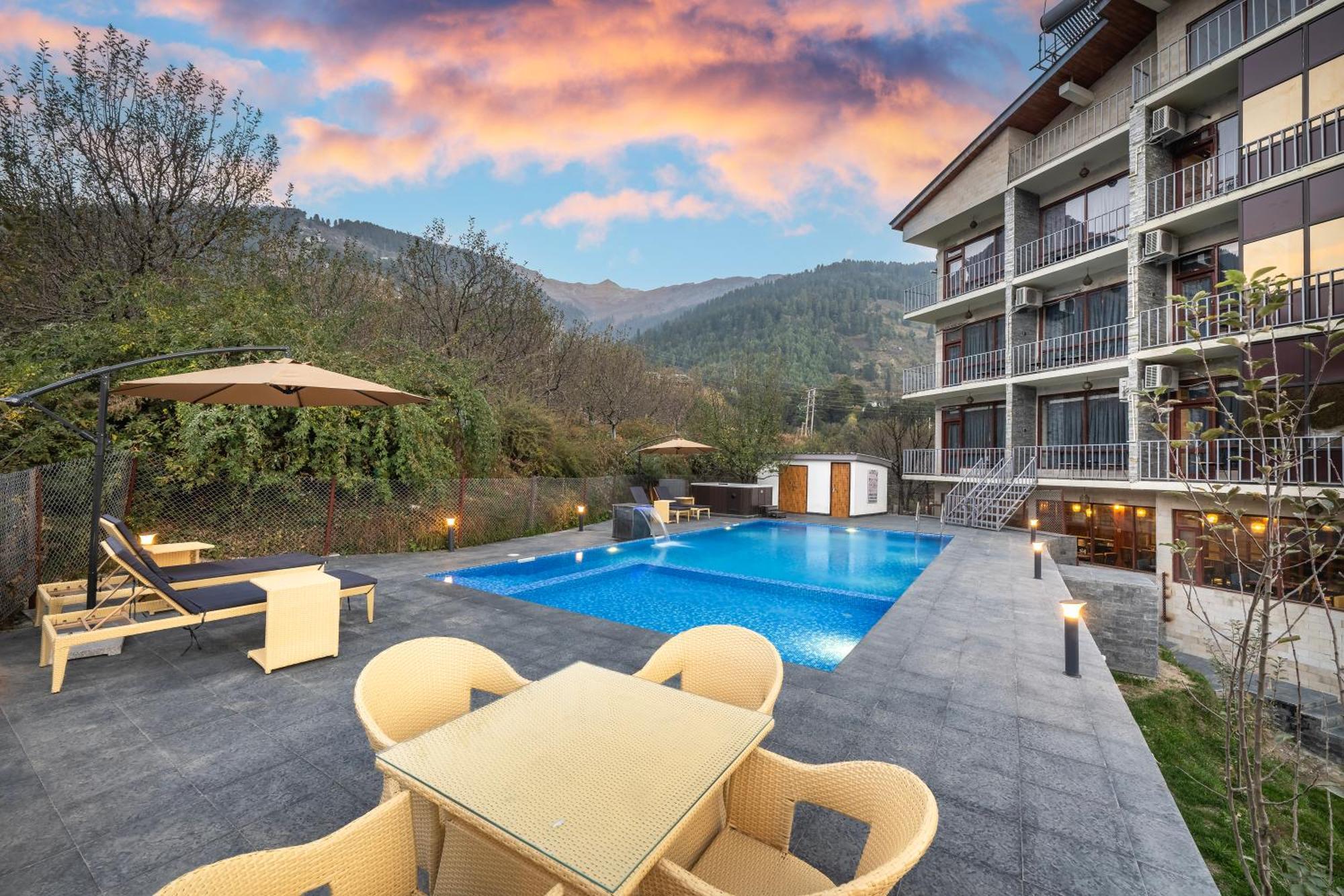 Echor Himalayan Aurum Manali, Heating & Cooling Exteriér fotografie